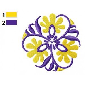 Ornament Embroidery Design 19
